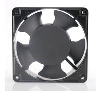 Besshepplo Ventilador de flujo axial de 120 V 120 x 120 x 38 mm, aleación de aluminio, bajo ruido, alto flujo de aire, 7 aspas, repuesto de refrigeración de escape de humo para parrillas Louisiana