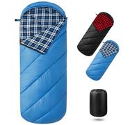Bessport Saco de dormir de 3 a 4 estaciones - Saco de dormir de franela para invierno, cálido, para exteriores, tamaño pequeño, ultraligero, impermeable, para camping, viajes, senderismo, para adultos
