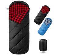 Bessport Saco de dormir de 3 a 4 estaciones - Saco de dormir de franela para invierno, cálido, para exteriores, tamaño pequeño, ultraligero, impermeable, para camping, viajes, senderismo, para adultos