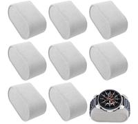 Bessy shop Almohadas para Relojes De Pulsera,8Pcs Almohada Caja Relojes Cojín de Reloj Exhibición de La Joyería Almohada Almohada para Caja De Reloj Joyería Caja De Almacenamiento(Gris Oscuro)
