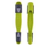 Bessy shop Cuchara Ajustable,2 cucharas medidoras Ajustables,8 Puestos Cucharas medidoras de Polvo Ajustables para Ingredientes líquidos Secos Cocina multifunción Escala Deslizante