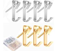 Bessy shop Ganchos para Fotos,80 Piezas Ganchos para Cuadros con Clavos,Ganchos para Decoracin de Cuadros,Ganchos de Cobre Resistentes,para Colgar Fotos y Marcos