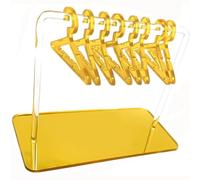 Bessy shop Soporte para Estante para Pendientes,Soporte de Exhibicin de Aretes Transparentes con 8 Perchas,Organizador de Pendientes para Mujeres,para joyas con Colgador