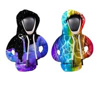 Bessy shop Sudadera Cambio de Marchas,2 Piezas Palanca de Cambios con Capucha Cubierta De Perilla De Cambio De Coche Pomo Palanca de Cambios Sudadera Accesorio Decorativo Universales