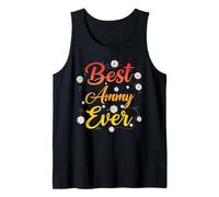 Best Ammy Ever Women Grandma Floral Mothers Day Ammy Camiseta sin Mangas