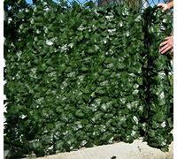 Best Artificial. Seto artificial de ocultación de hiedra inglesa de 1,5 x 3 m, no pierde color, para dar privacidad, como muro de separación o valla de jardín, resistente a rayos UV