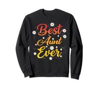 Best Aunt Ever Women Grandma Floral Mothers Day Aunt Sudadera