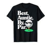 Best Auntie By Par Cool Golf Themed Golfing Auntie Camiseta