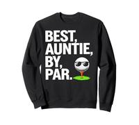 Best Auntie By Par Cool Golf Themed Golfing Auntie Sudadera