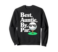 Best Auntie By Par Cool Golf Themed Golfing Auntie Sudadera