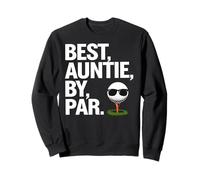 Best Auntie By Par Cool Golf Themed Golfing Auntie Sudadera