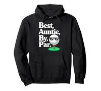 Best Auntie By Par Cool Golf Themed Golfing Auntie Sudadera con Capucha