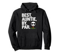 Best Auntie By Par Cool Golf Themed Golfing Auntie Sudadera con Capucha