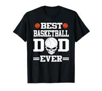 Best Basketball Dad Ever Skull Player Funny Fathers Day Camiseta