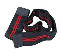 Best Body Nutrition Knee Bandages Pair Banda para Rodilla, Unisex, Black/Red (Multicolor), Talla Única