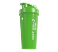 Best Body Nutrition Shaker, verde , 700 ml | Plástico sin BPA con base de filtro y escala de medición, tapa de rosca a prueba de fugas, apto para lavavajillas