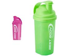Best Body Shaker Botella Rosa 700 ml & Shaker, verde, 700 ml