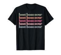Best Boss Ever Hombres Mujeres Adjetivos Favoritos Divertido Atrevido Divertido Camiseta