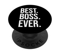 Best Boss Ever Sign,World'S Best Boss Award Work Boss Funny PopSockets PopGrip Adhesivo