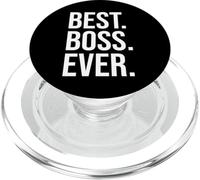 Best Boss Ever Sign,World'S Best Boss Award Work Boss Funny PopSockets PopGrip para MagSafe