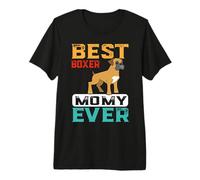 Best Boxer Dog Mommy Ever For Mom Funny Dogs Lover Camiseta Premium