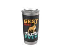 Best Boxer Dog Mommy Ever For Mom Funny Dogs Lover Vaso térmico de acero inoxidable de doble pared