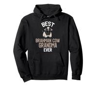Best Brahman Cow Grandma Ever Cute Ganadero Sudadera con Capucha