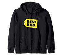 Best Bro Funny Brother - Gráfico humorístico de Mejor Amigo Mejor Amigo Sudadera con Capucha