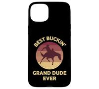 Best Buckin' Grand Dude Western Rodeo Cowboy Bucking Horse Carcasa para iPhone 15 Plus
