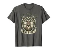 Best Bucking Dad Ever Funny Hunting Deer - Padre al Aire Libre Camiseta