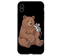 Best Buddy Best Friend Oso y Ratón Carcasa para iPhone XS Max