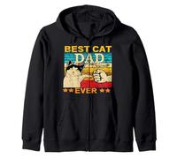 Best Cat Dad Ever For Dad Grandpa Fathers Day Cat Daddy Sudadera con Capucha
