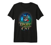 Best Cat Dad Ever Funny Kitten Tabby Cat For Fathers Day Camiseta Premium