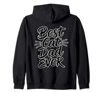 Best Cat Dad Ever Sudadera con Capucha