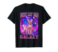 Best Cat Dad In The Galaxy Shynx Kitten Cats Lovers For Dad Camiseta gráfica económica