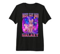 Best Cat Dad In The Galaxy Shynx Kitten Cats Lovers For Dad Camiseta Premium