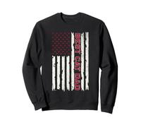 Best Cat Dad, Patriotic US Flag Fathers Day, Christmas Cat Sudadera