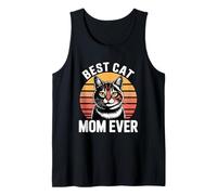 Best Cat Mom Ever Camiseta sin Mangas