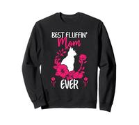 Best Cat Mom Ever Crazy Cat Lady Cat Día de la Madre Sudadera