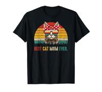 Best Cat Mom Ever Funny Best Cat Mom ever Mamá gata Camiseta