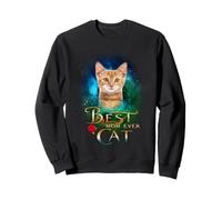 Best Cat Mom Ever Funny Kitten Tabby Cats Lover Mothers Day Sudadera