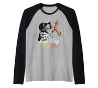 Best Catahoula Leopard Dad Ever Men Daddy Dog Lover Padres Camiseta Manga Raglan