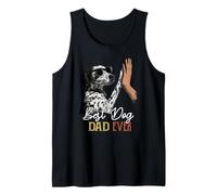 Best Catahoula Leopard Dad Ever Men Daddy Dog Lover Padres Camiseta sin Mangas