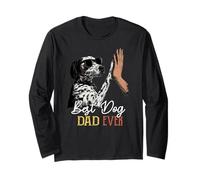Best Catahoula Leopard Dad Ever Men Daddy Dog Lover Padres Manga Larga