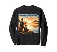 Best Catch Of My Life Calls Me Dad Día del Padre Pesca Papa Sudadera