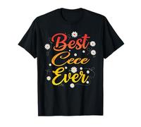 Best Cece Ever Women Grandma Floral Mothers Day Cece Camiseta