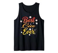 Best Cece Ever Women Grandma Floral Mothers Day Cece Camiseta sin Mangas