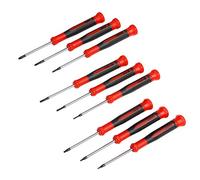 Best Choice - Juego de destornilladores de precisión de 9 piezas, de estrella, plano y torx