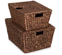 Best Choice Products Set of 2 XL Multipurpose Classic Water Hyacinth C