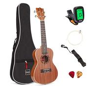 Best Choice Products - Ukelele de concierto acústico, kit de iniciación para ukelele de madera de sapele, 23 pulgadas con bolsa, correa, afinador, cuerdas y púas